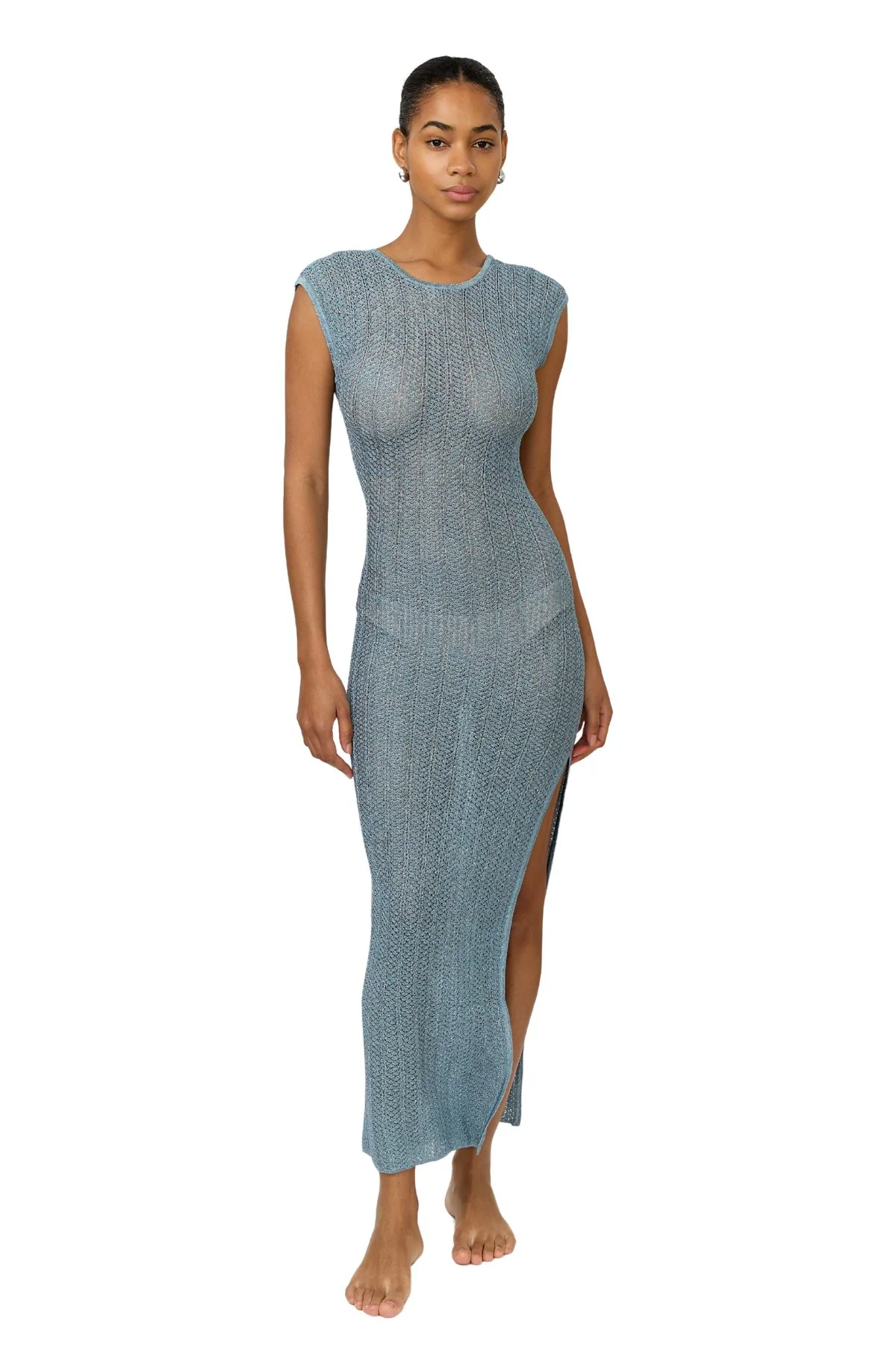 Nell Dress - Steel Blue - Image 2